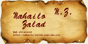 Mahailo Zalad vizit kartica